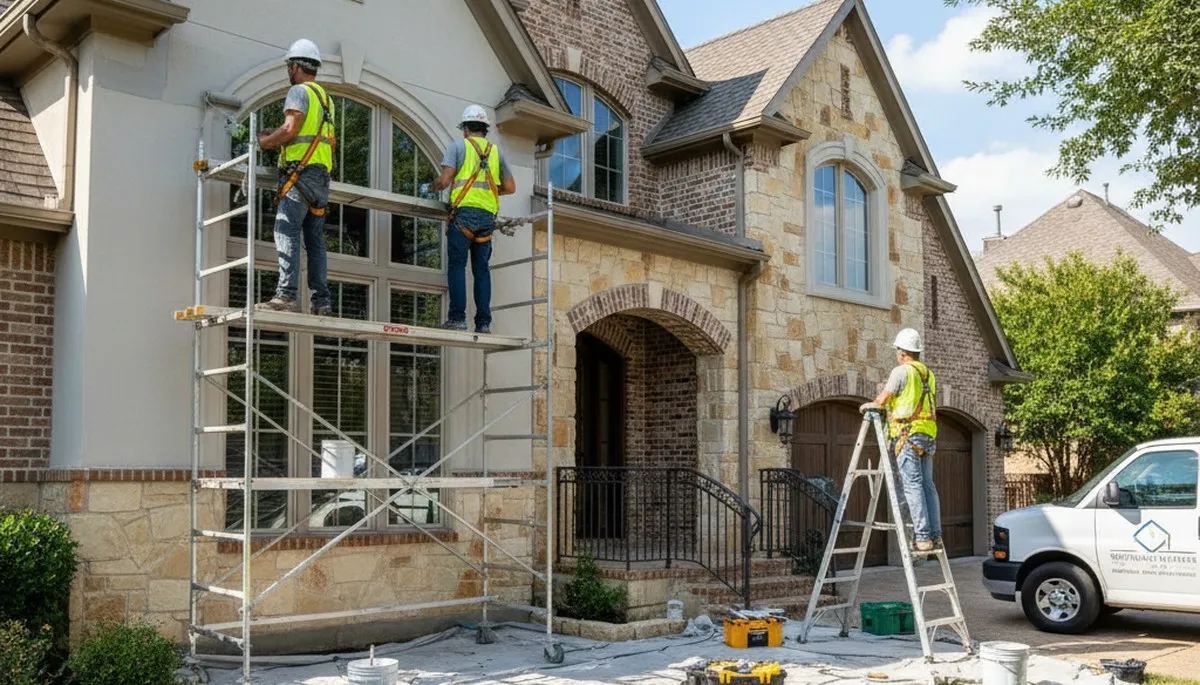 Fort Worth, TX painting contractor serving residential and commercial interior and exterior painting projects